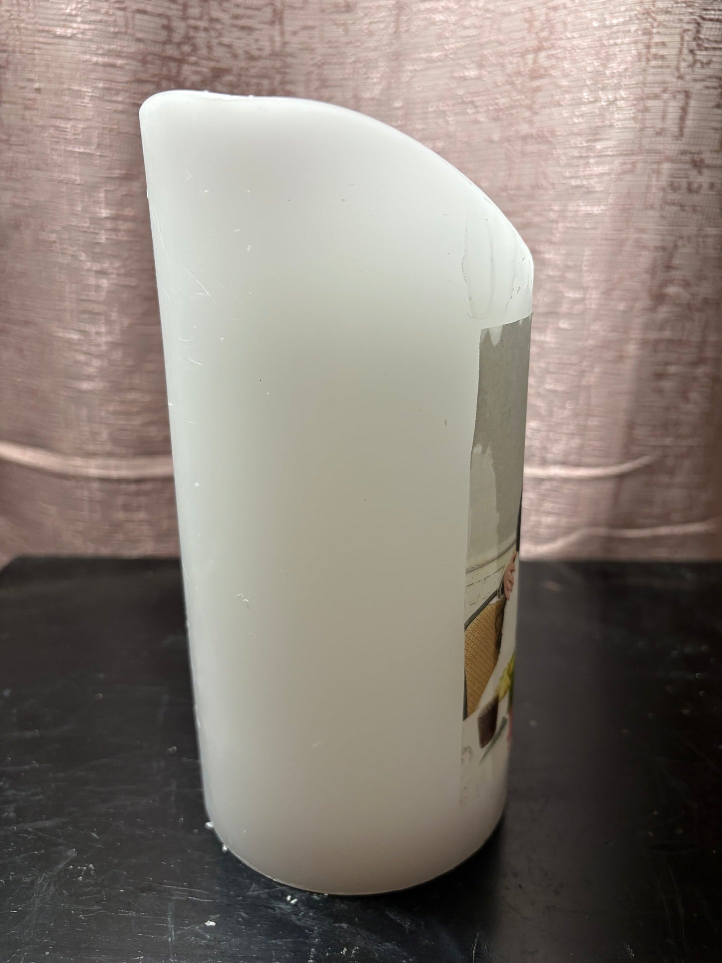 AA Personalized Wedding Photo Candles